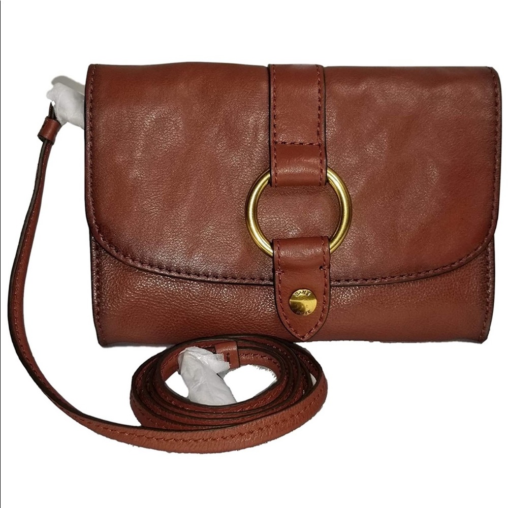 Nwt Frye Ring Cognac crossbody - Picture 3 of 8